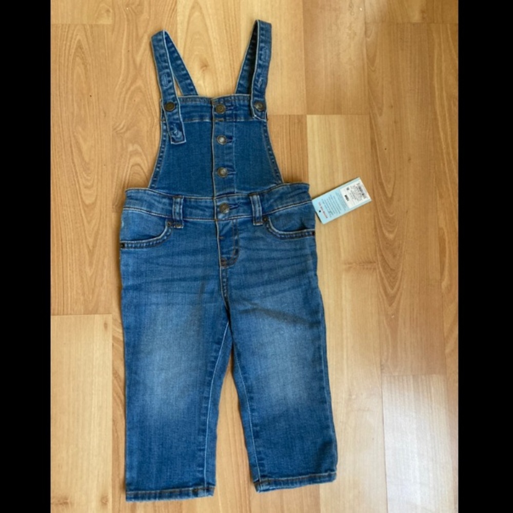 18 month CAT & JACK jean overalls